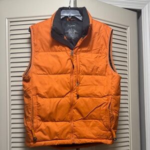 L.L. Bean Men's Vibrant Orange Quilted Vest